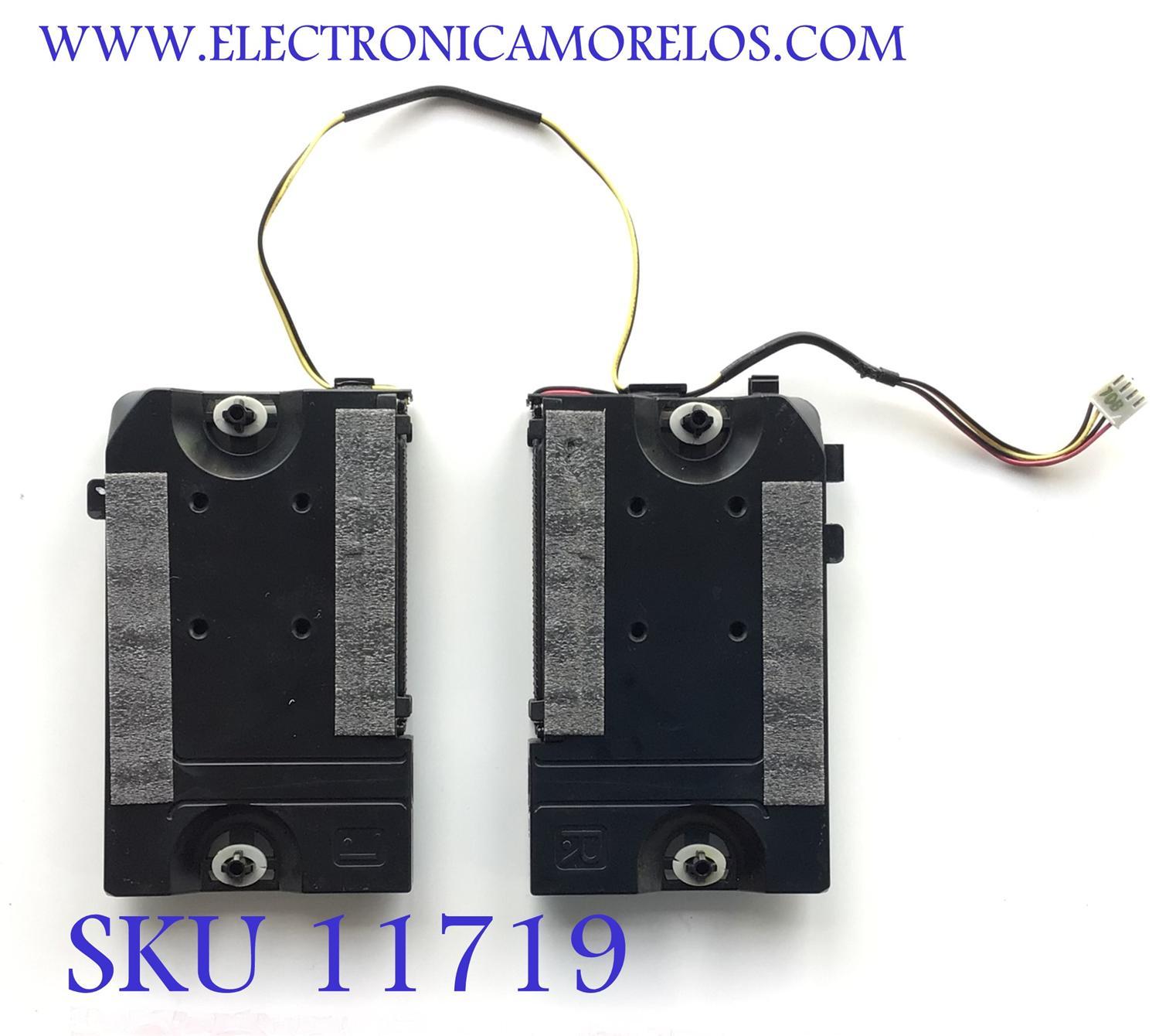 KIT DE BOCINAS PARA TV SAMSUNG / NUMERO DE PARTE BN96-25563B / 6Ω 10W / K23D30SJ23L / BN9625563B / 25563B / PANEL CY-PK270BNAV1F / MODELO LC27F398FWNXZA AA10